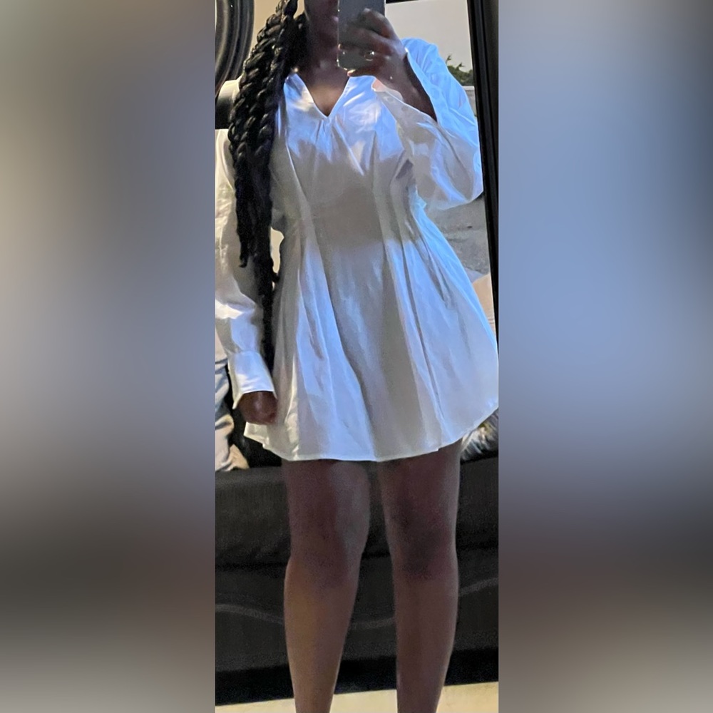 White Skater Dress